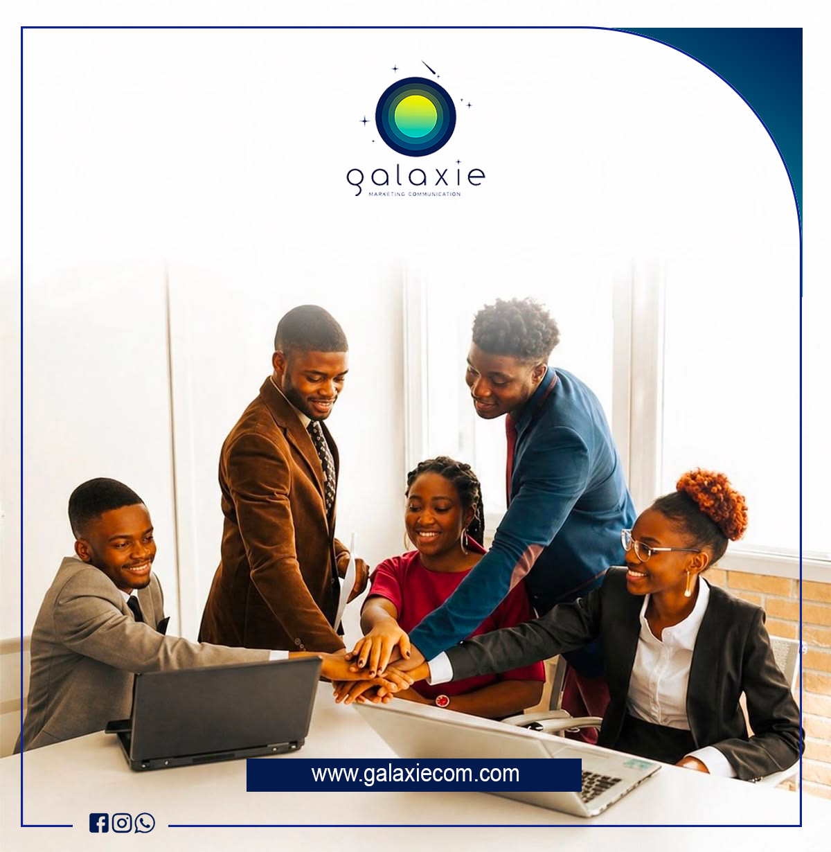 Equipe Galaxie en atelier de creation